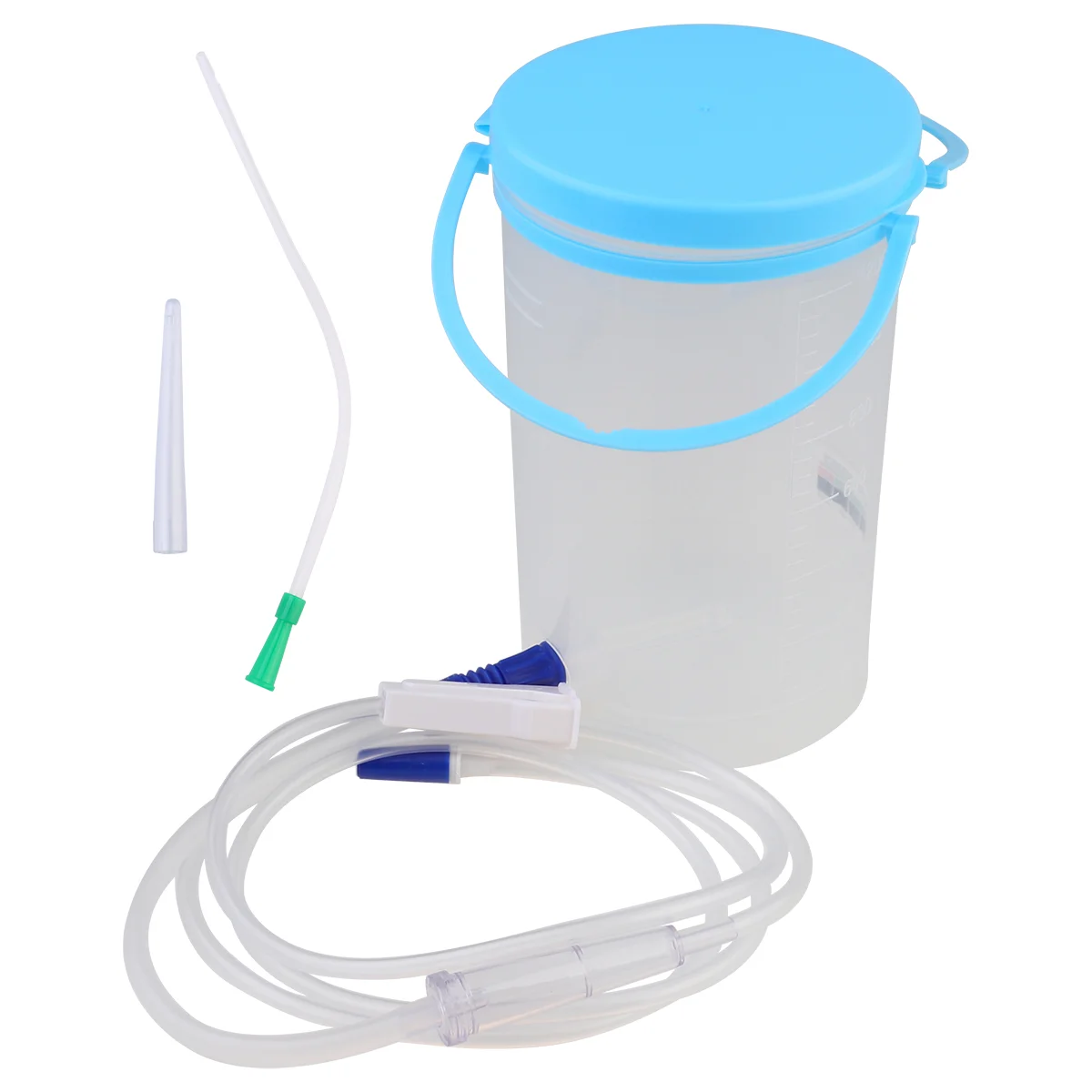 

Enema Bucket Reusable Coffee Kit Home Hose Spray Nozzle Plastic Organic Toy Enemas