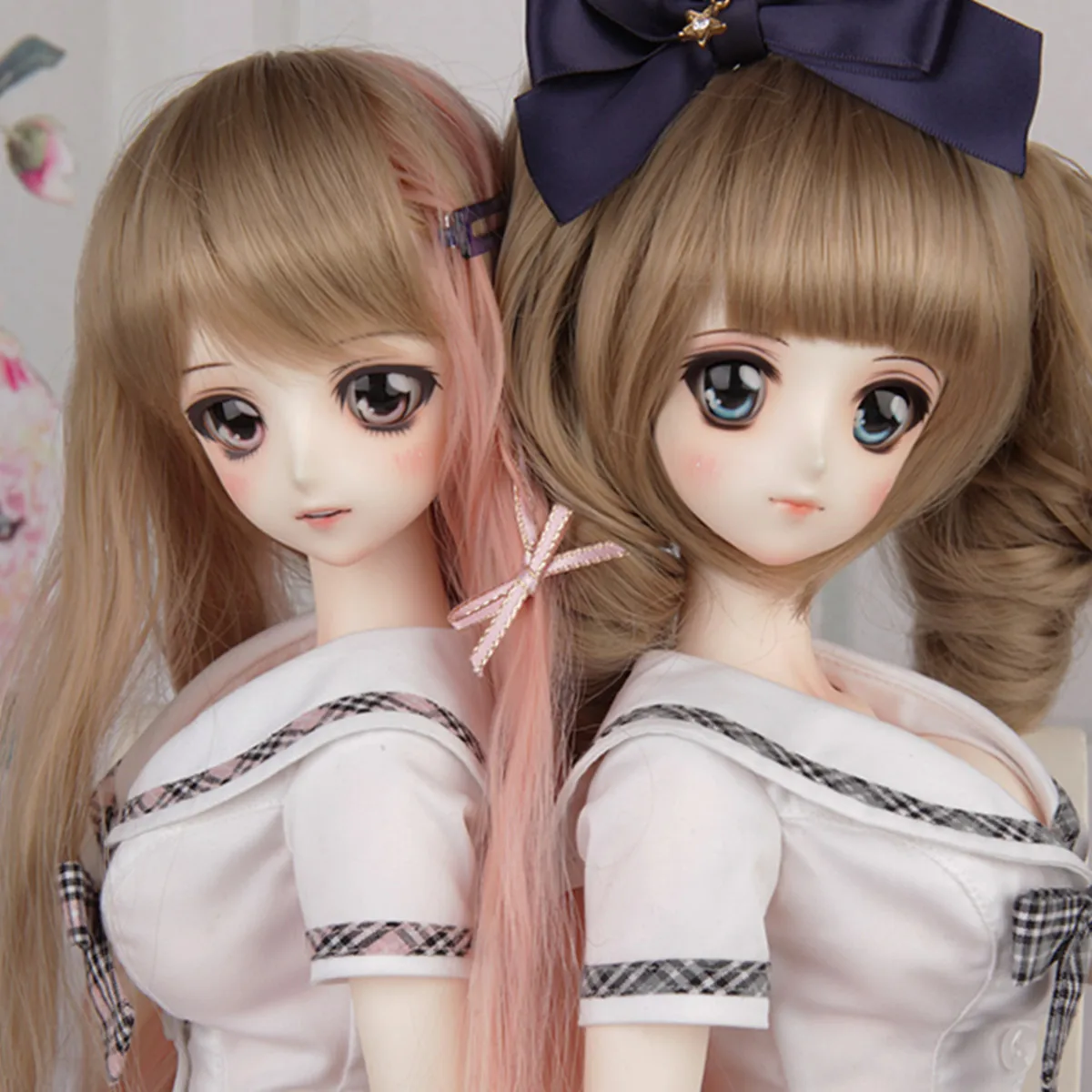 

New 60cm BJD doll SD Senior Delf AMY DD Toy 1/3 point girl joint optional full set Clothing Wig shoes Spot Makeup