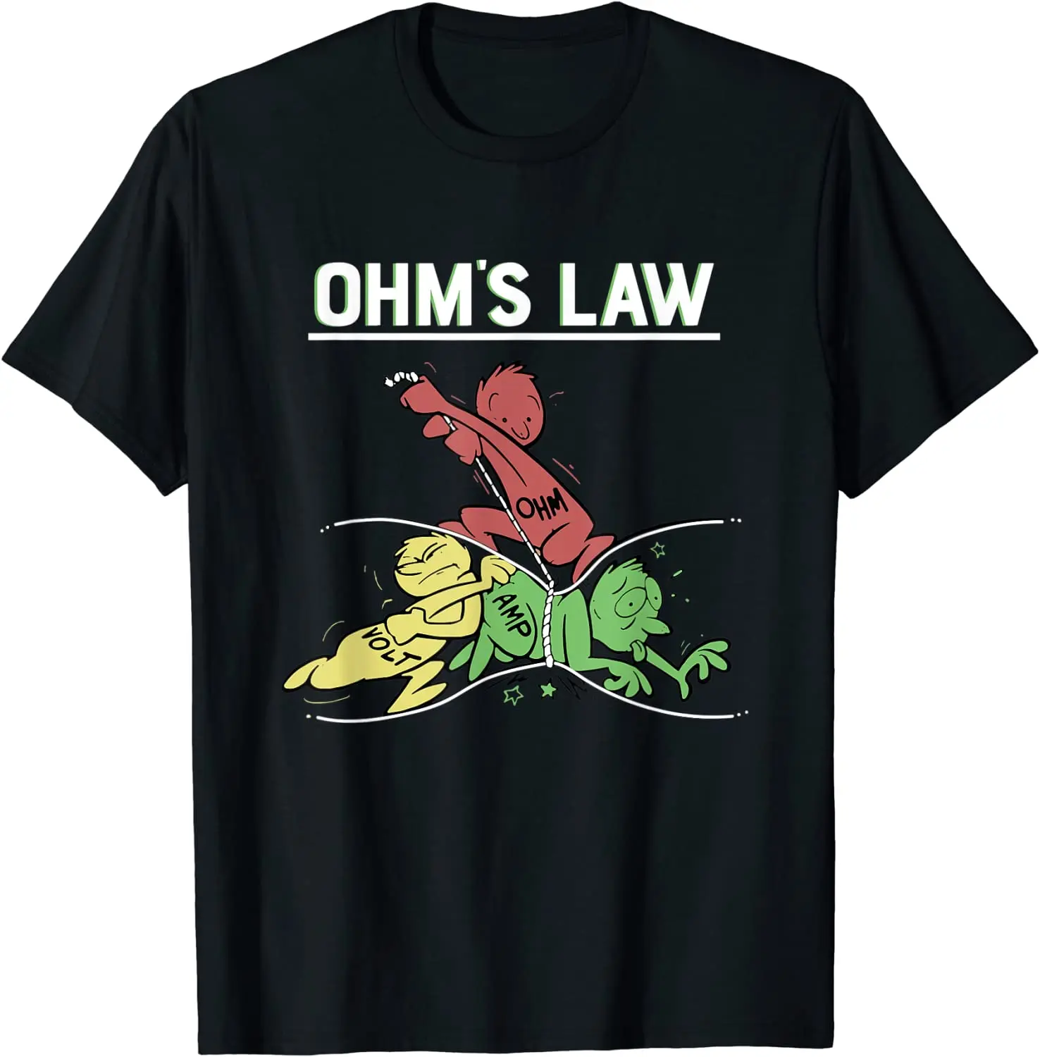 

Забавная футболка с надписью ohm Law, забавная футболка с инженером электроники
