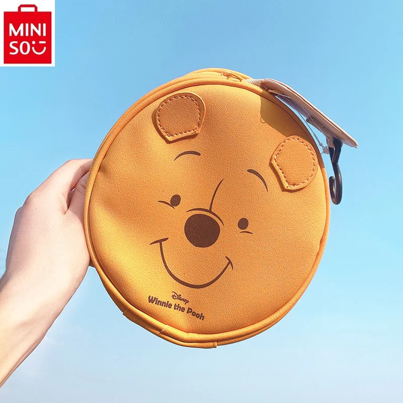 MINISO Disney Winnie Bear портативный косметичка с принтом крючок для мытья женский
