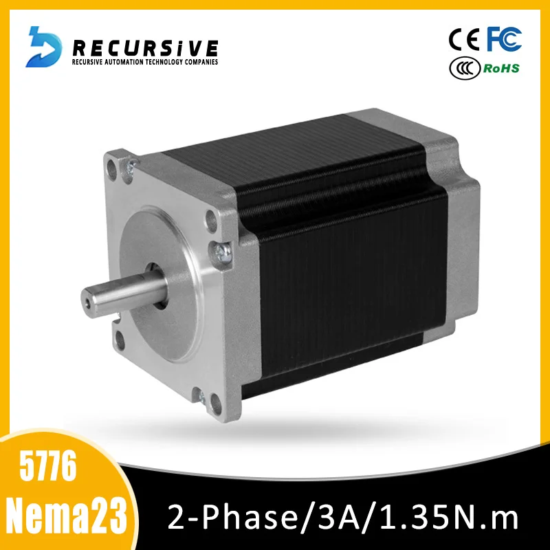 

Шаговый электродвигатель NEMA 23.57, 2-фазный, 1,35 нм, 3 А, 4,8 дюйма и т. д., используется для 3D-принтера, лазера ЧПУ, шлифования, пены и плазмы.