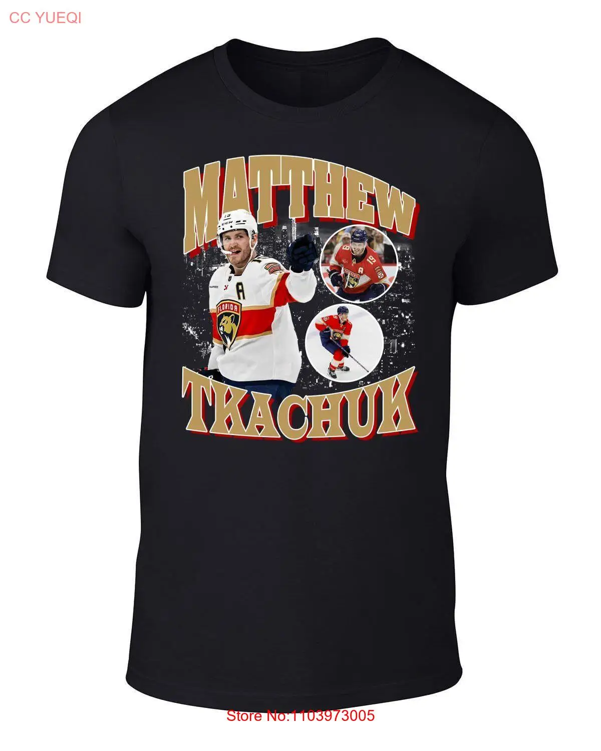 Футболка в стиле ботинок с Мэтью Tkachuk