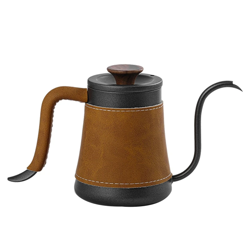 

HOT-Pour Pot Drip Coffee Hand Coffee Pot Swan Neck Stainless Steel Barista Tools