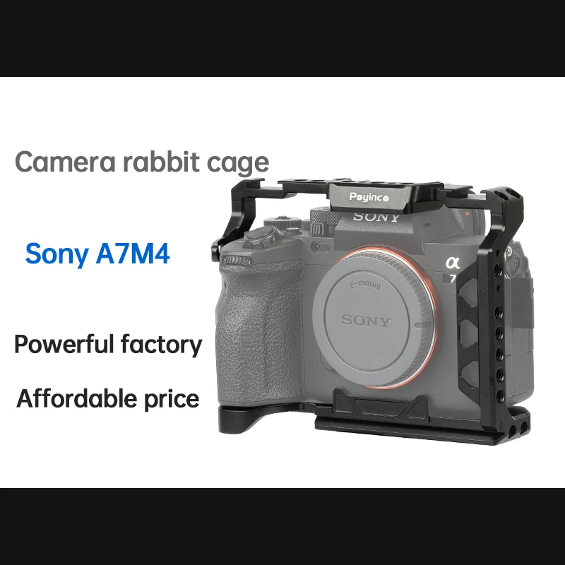 

Аксессуары для камеры в виде клетки кролика, комплект для расширительной мини-камеры, клетка для камеры в форме кролика для Sony A7M4