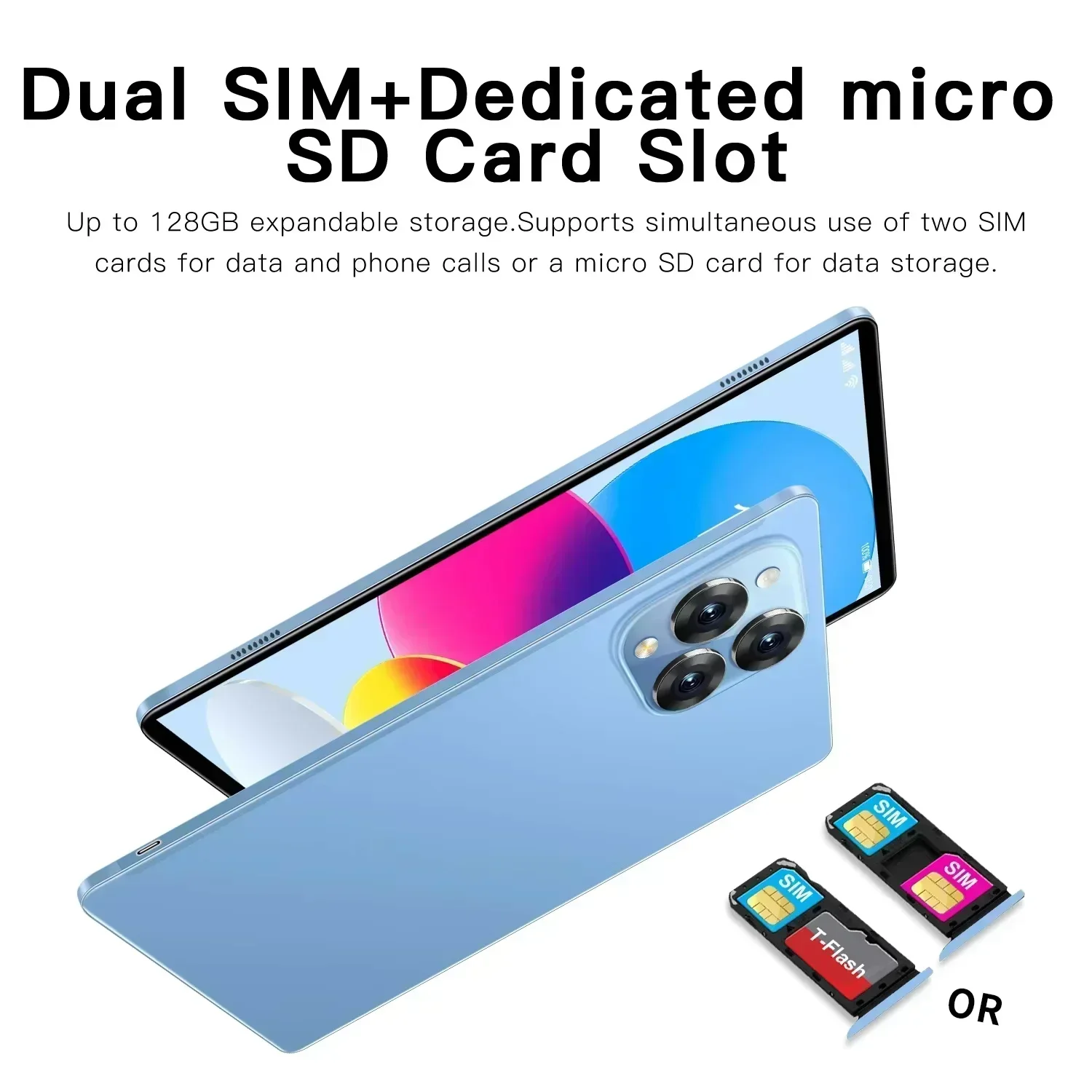 2026 НОВЫЙ планшет Pad 15 Pro Android 14 22 ГБ + 2 ТБ 20000 мАч Snapdragon 870 Оригинальные планшеты ПК 5G Dual SIM-карта WIFI HD 4K Mi Tab (art.: 3920d441b3d84) - 3920d441b3d84