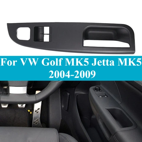 Для VW Golf MK5 Jetta MK5 2004-2009 Замена 2-дверной правой панели переключателя двери водителя |   Накладка на внутреннюю ручку управления правым рулем