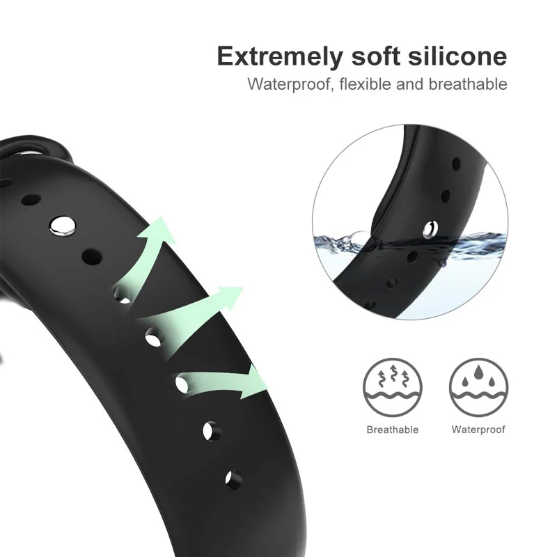 Фото Мягкий силиконовый ремешок для Haylou LS01 LS02 LS05 Solar Xiaomi Watch S4 S3 S2 S1 Pro Active №5