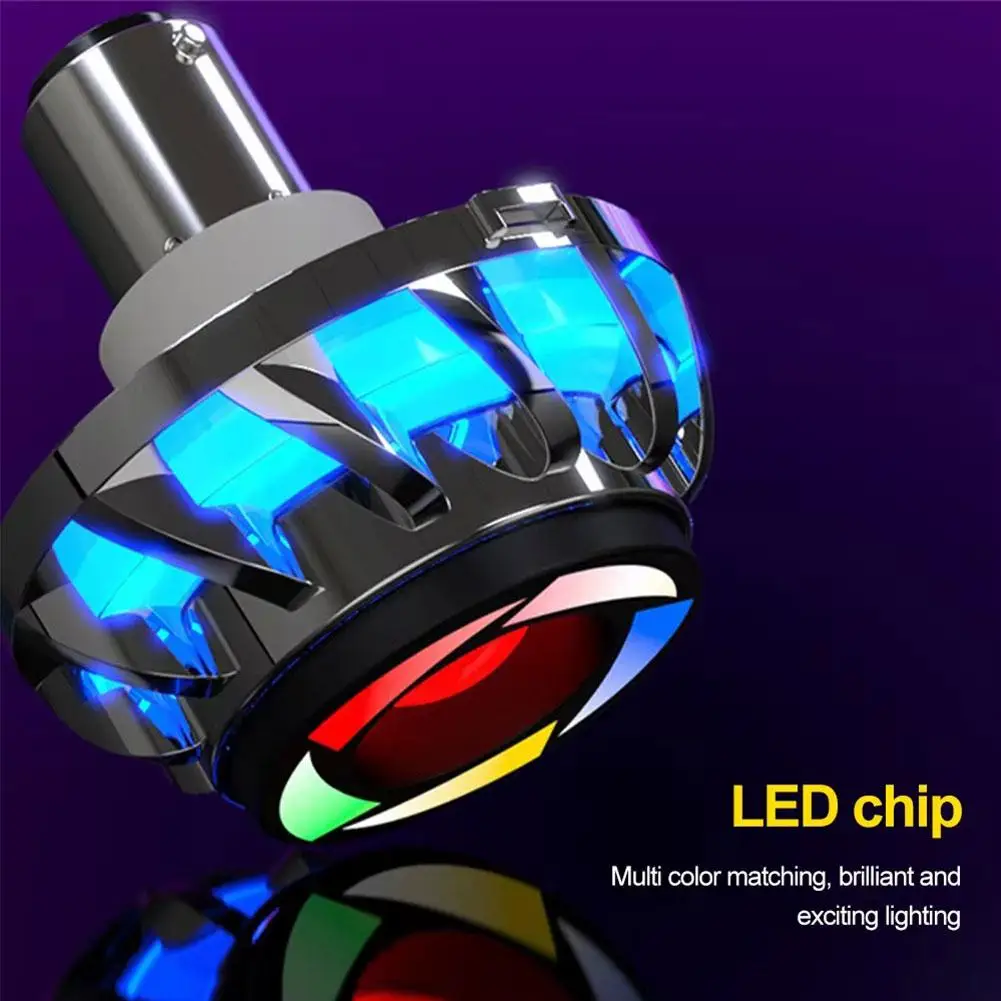 Универсальное оборудование для мотоциклов сигнальная лампа Angel RGB мигающие