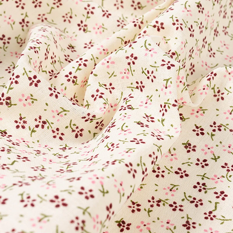 Маленькая винтажная цветочная ткань хлопок свобода яркий цветочный принт для