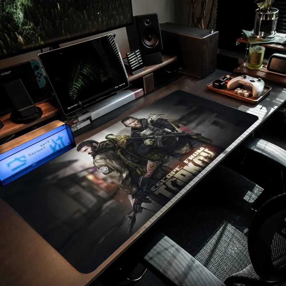 Фото Коврик для мыши Gamer Escape from Tarkov, коврик для клавиатуры и мыши, игровые аксессуары, длинные коврики для стола, комплектующие для ПК, XXL 90x40 см №2