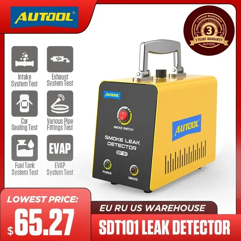 

Автомобильный детектор утечки дыма AUTOOL SDT101, 12 В