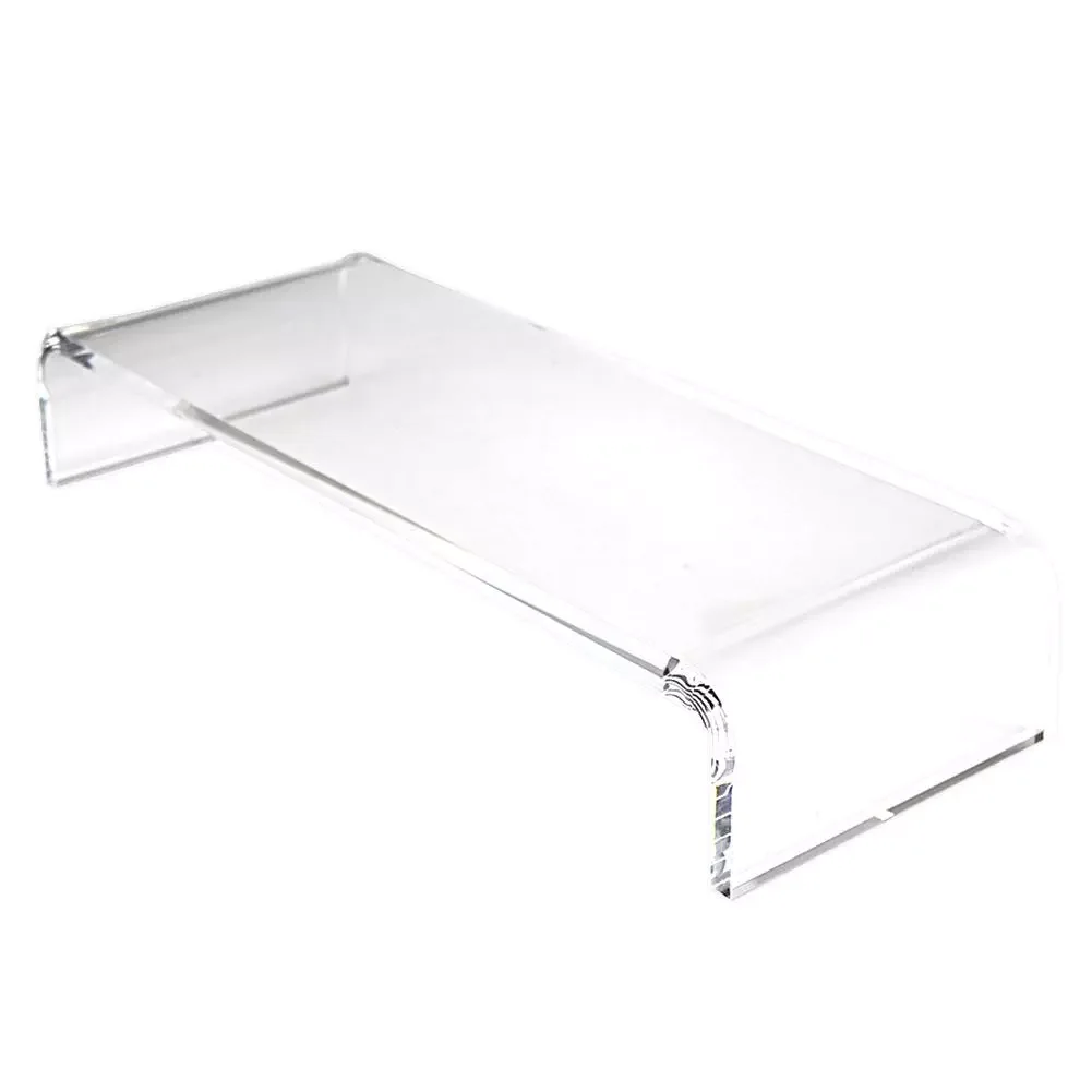 

Premium Acrylic Computer Monitor Stand Neck Protection Multi-media Desktop Laptop Holder Desk Stand Computer Monitor Riser