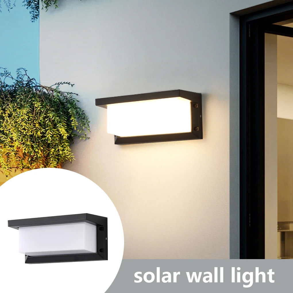 Sensor Lamp Road Lighting Solar Light Acrylic Shockproof Energy Saving Convenience Wall-mounted Body Sensing Street Lights