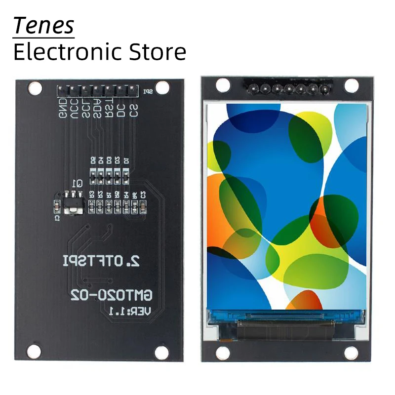 

ST7789V 240x320 RGB 2.0-inch TFT Display OLED LCD Drive IC Dot-Matrix SPI Interface for Arduio Full Color Module