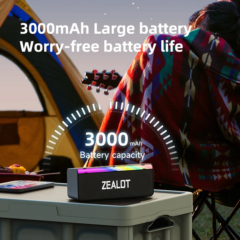 ZEALOT-S72 Портативный Bluetooth-динамик