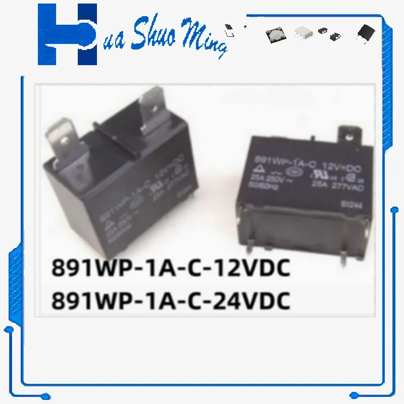 Новинка 5 шт./партия 891WP-1A-C-12VDC 891WP-1A-C-24VDC 891WP-1A-C 12В 24В 891WP 25A 4PIN