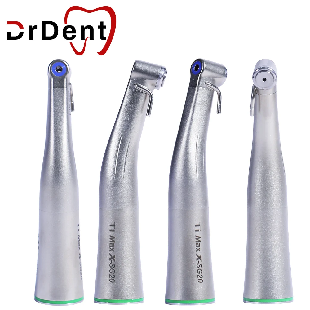 

Dental Ti Max DSG20L Handpiece Low Speed 20:1 Implant hand piece Stainless Steel Contra Angle Machie External Water Spray Tools