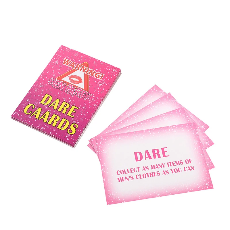 

Innovative And Practical New Single Party Props Sincere Words Great Adventure Drunk Couples Drinking Entertainment Game Cards