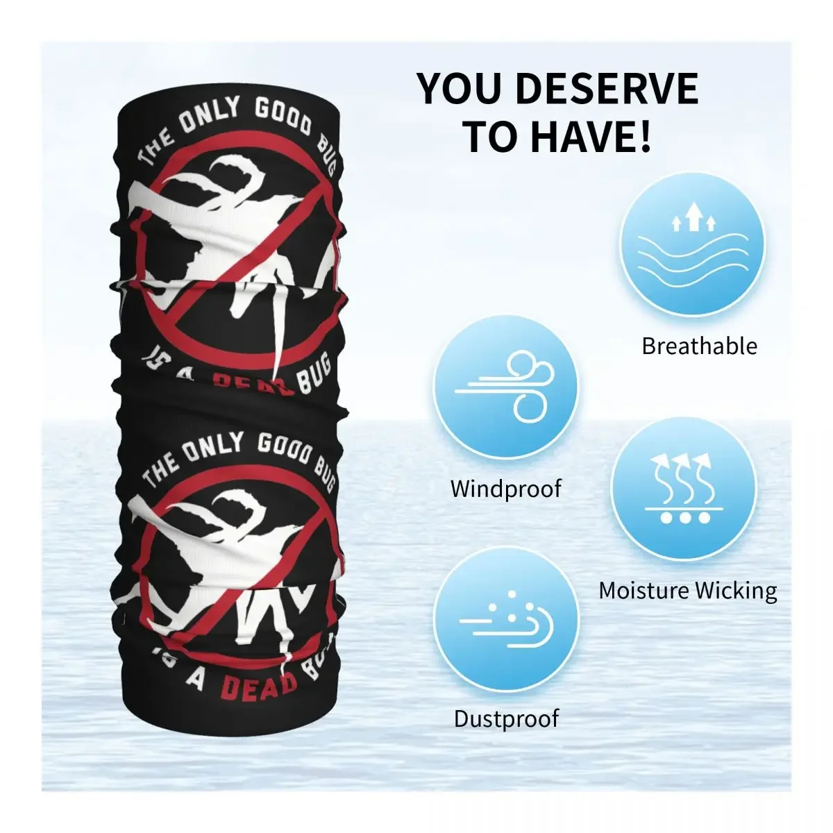 Единственный хороший Жук-это шарф-шейный платок Шейная маска для лица из