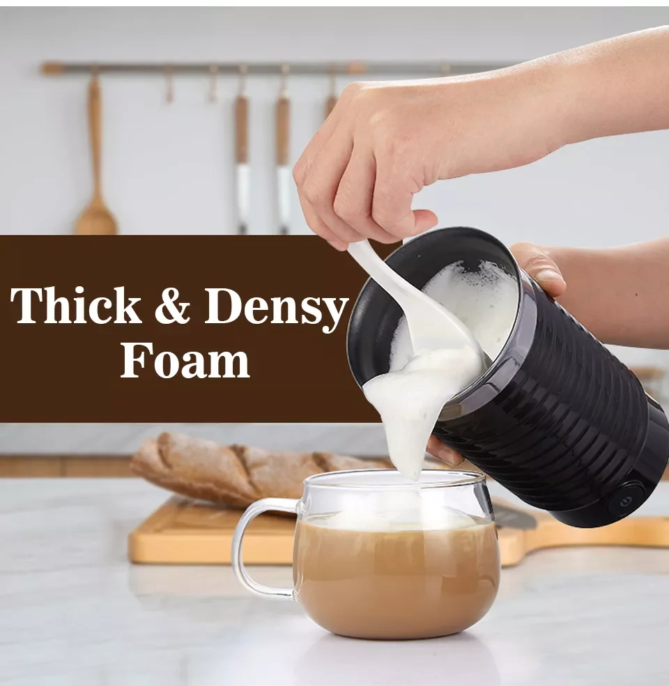 

Milk Frother Frothing Automatic Milk Warmer Foamer Cold/Hot Latte Cappuccino Chocolate Fully
