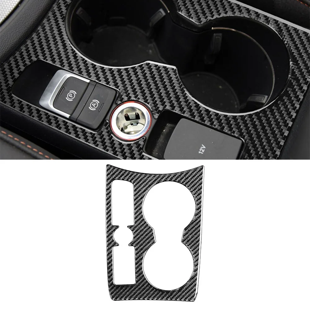 

for Audi Q3 2013 2014 2015 2016 2017 2018 Gear Shift Water Cup Holder Panel Decoration Cover Trim Decal Car Accessories