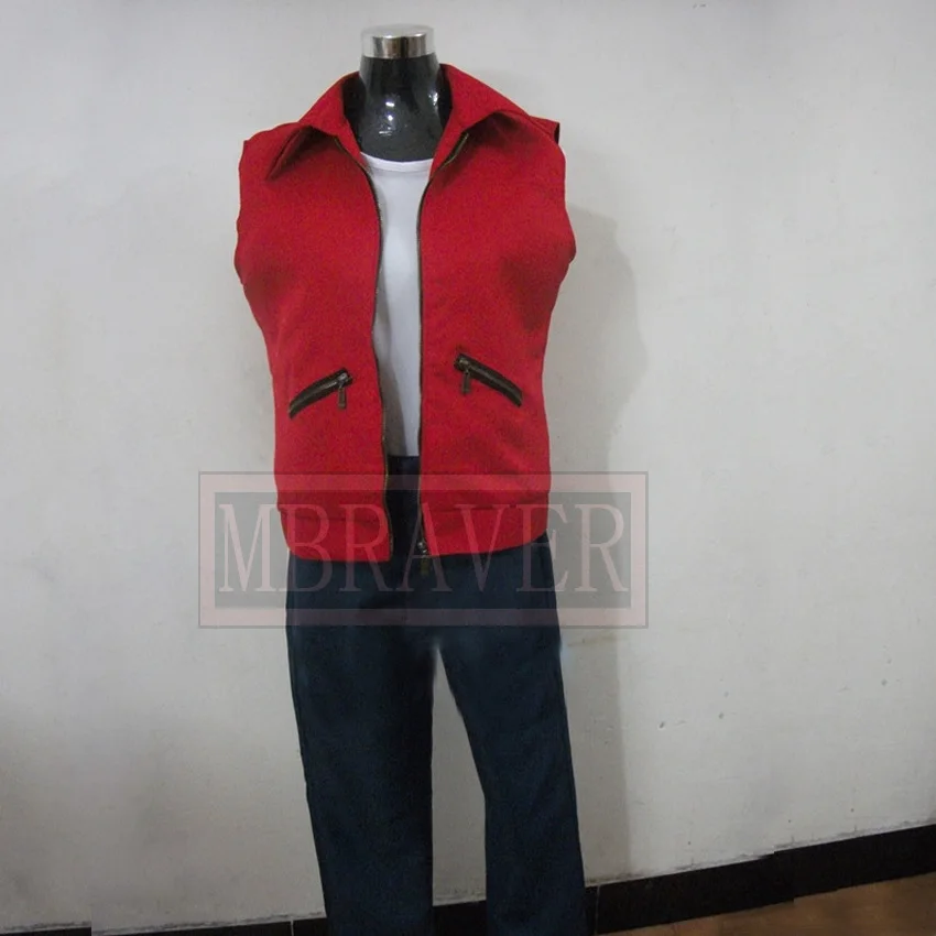 

The King Of Fighters KOF Terry Bogard Fatal Fury Cosplay Costume Halloween Party Christmas Uniform Custom Made Any Size