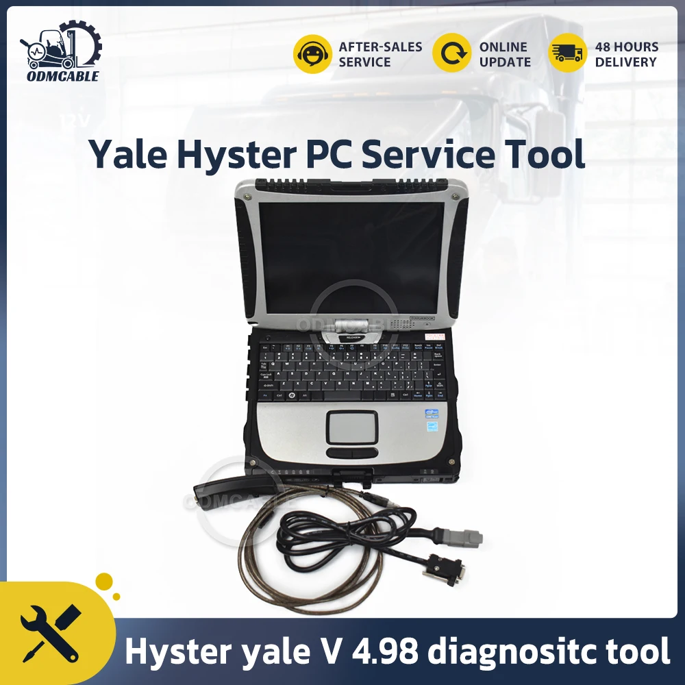 

Yale Hyster PC Service Tool Ifak CAN USB Interface hyster and yale diagnositc tool with CF19 laptop diagnostic tool