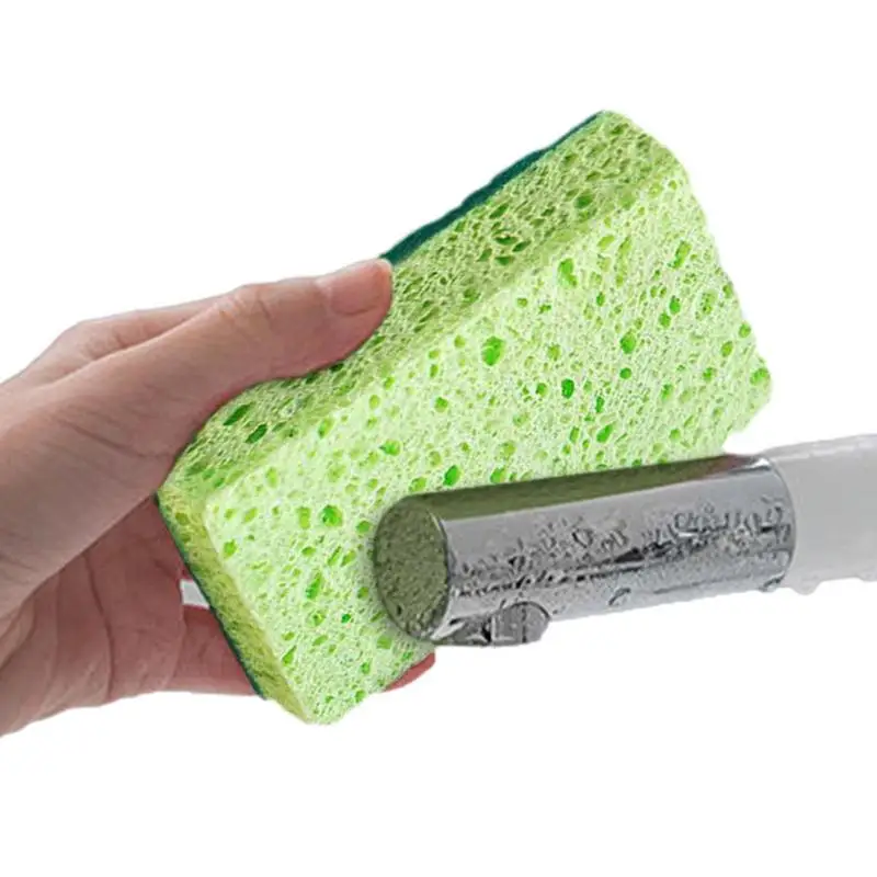 

Кухонные Губки в упаковке, впитывающие губки для мытья посуды, целлюлозная скраб-губка без царапин, двухсторонняя губка для мытья посуды