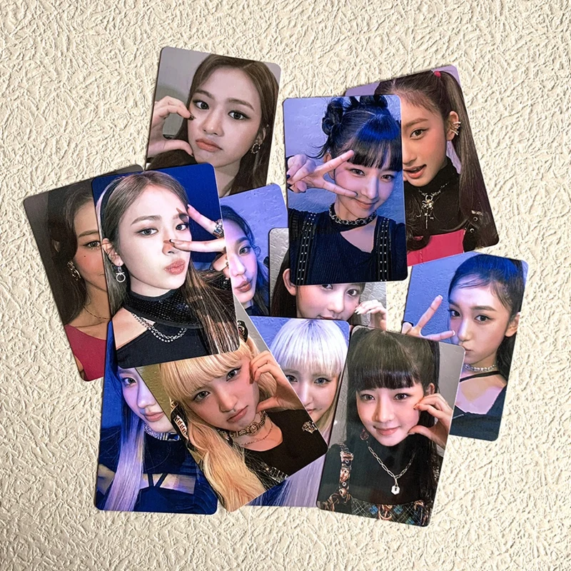 Фотооткрытки 6 шт./компл. Kpop IVE новый альбом одиннадцать самодельные бумажные