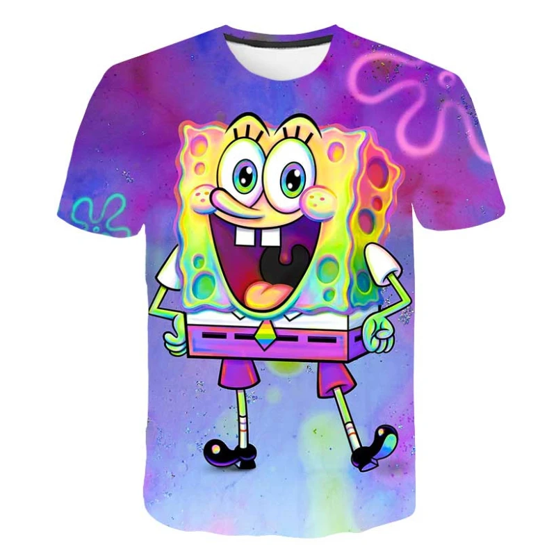 

Hot Sale New funny Piestars and SpongeBobs 3D T Shirt T-Shirt Men Women boy girl Tshirt Casual Sport Top Tees Oversize tee