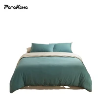 100 long staple cotton knitted solid color 4 pcs bedding sets queen duvet cover bed sheet pillwocases king size 1 2m 1 5m 1 8m