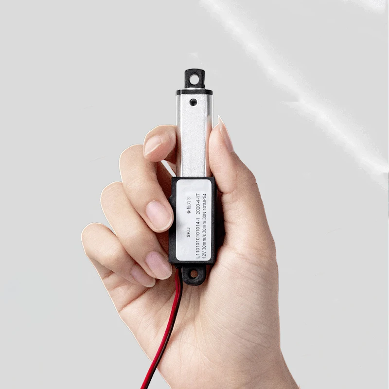 Микро-линейный привод, двигатель с 10/15/20 мм поворотом, 12 В постоянного тока, для дистанционного управления робототехники, домашней автоматизации Микро-линейный привод, двигатель с 10/15/20 мм поворотом, 12 В постоянного тока, для дистанционного управления робототехники, домашней автоматизации