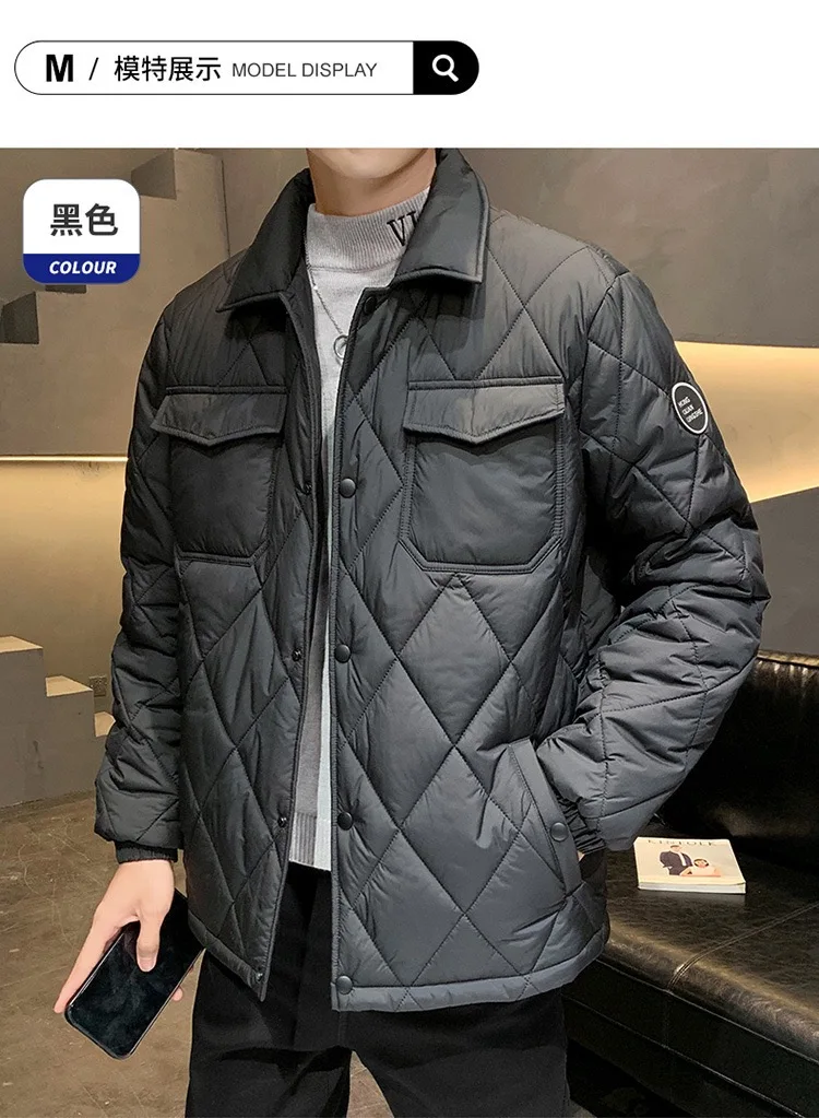 Мужская куртка японского бренда свободные утолщенные куртки-пуховики мужская