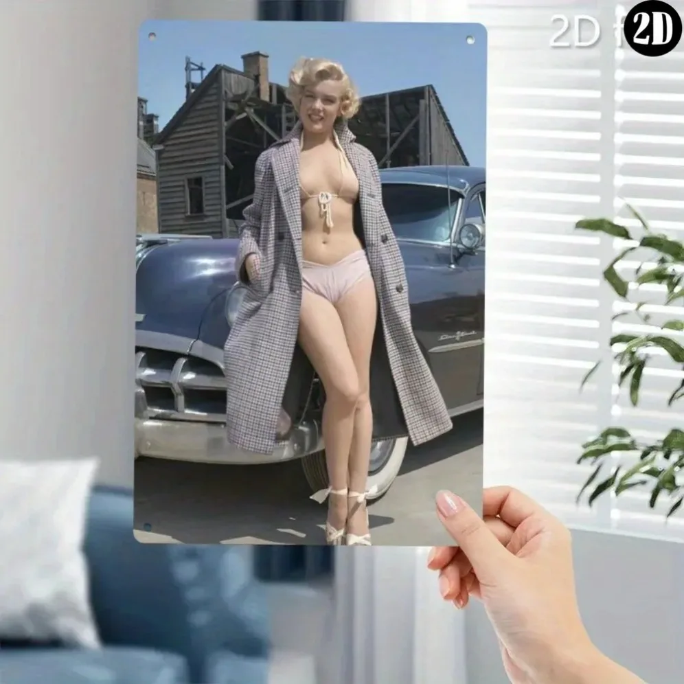 

Металлическая вывеска Pinup Girl