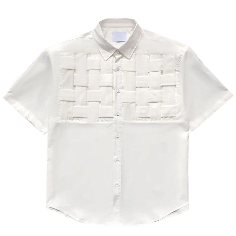 Новинка лета 2023 светильник Роскошная модная мужская рубашка универсальная с