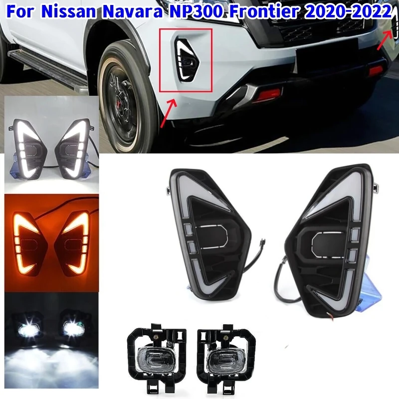 Автомобильная фонарь передняя противотуманная двухцветная динамическая