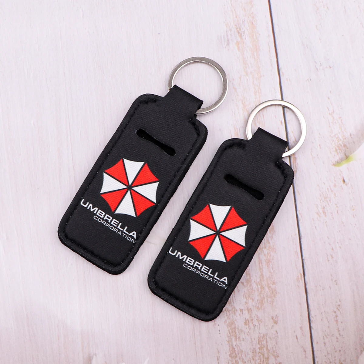 Ужасающий игровой держатель для губной помады брелок бальзама губ чехол ключей