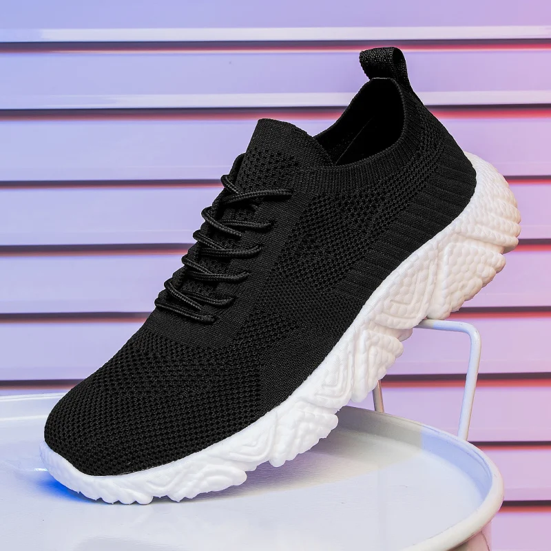 

Trend Super Light Men Running Shoes Outdoor Quality Lace-up Couple Sneakers Comfort Breathable Tenis Masculino Fashion Big Size