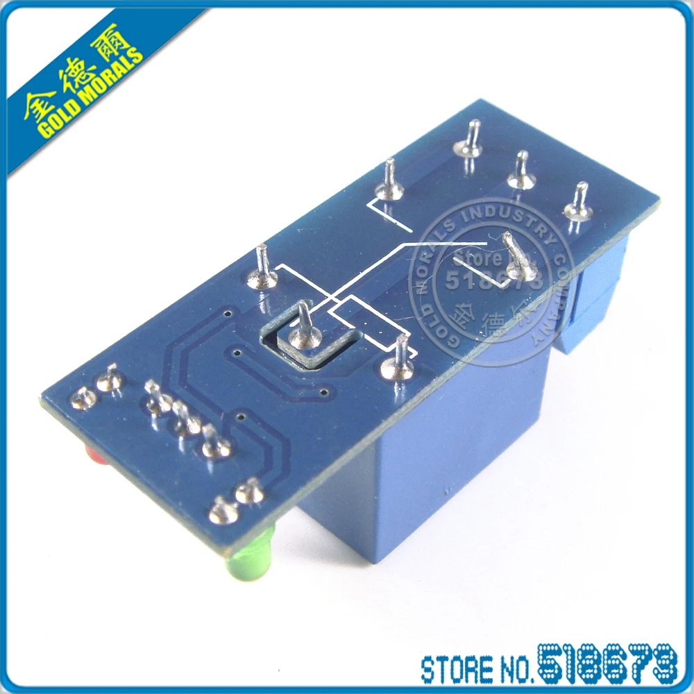5 в низкоуровневый триггер Один 1-канальный релейный модуль Интерфейсная плата