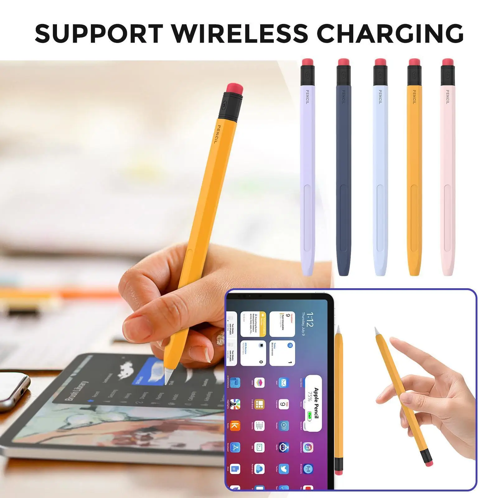 

Чехол для Apple Pencil 2/1, защитный чехол для планшета IPad, стилус, чехол для карандашей 1/2, чехлы для Apple Pencil V8L0
