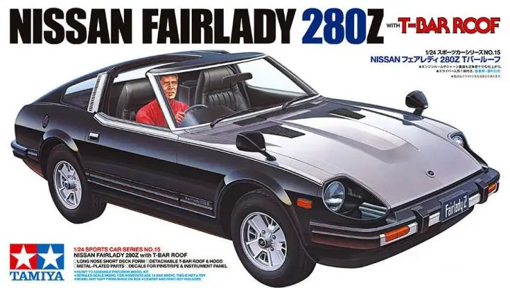 

Tamiya 24015 Plastic Assembled Car Model 1/24 Scale Nissan Fairlady 280Z T-Bar Roof Collectibles Model Building Model Kit