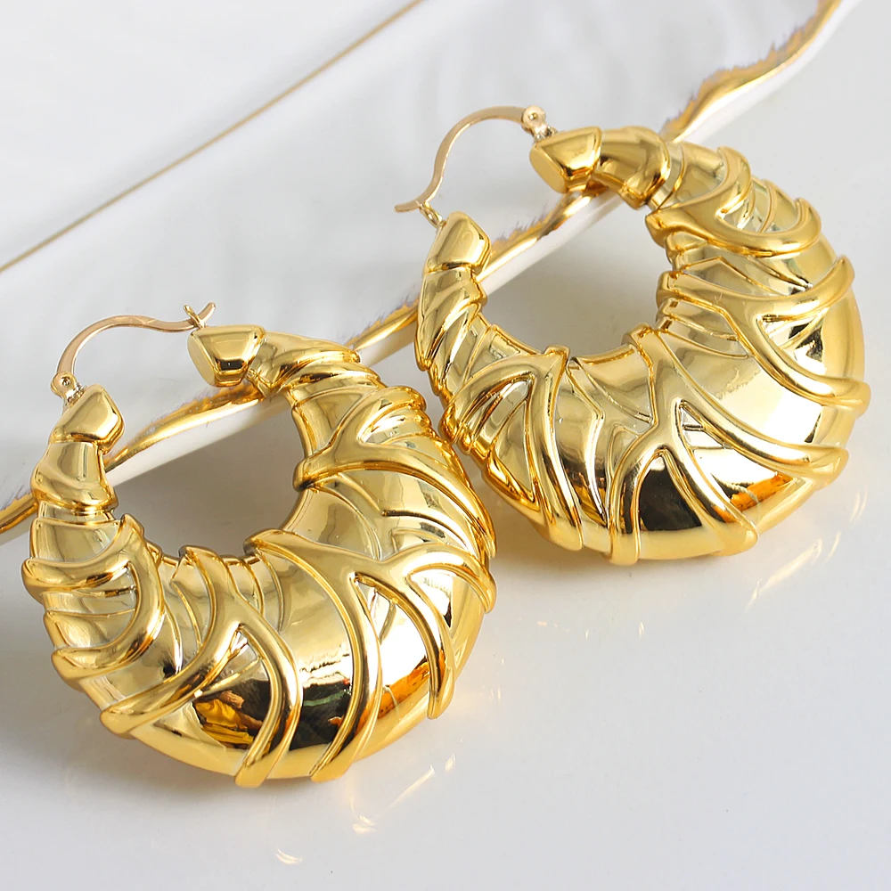 Fashion Jewelry Fashion Jewelry 2022 New Design Hoop Earrings For Women High Quality Round Jewelry For Party Wedding Findings