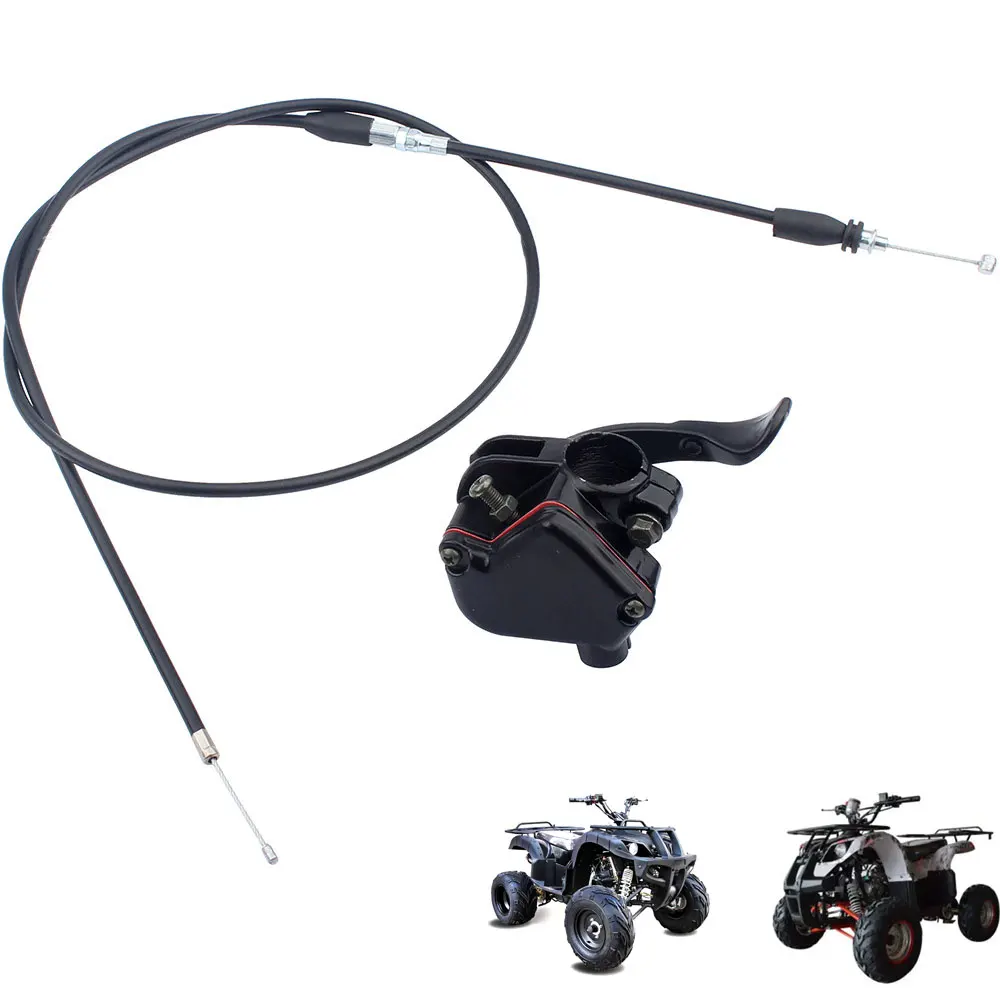 

50-200cc Motorcycle Throttle Lever Thumb Control Assembly For Honda TaoTao 4 Stroke ATV Quad Pit Bike with Accelerator Cable