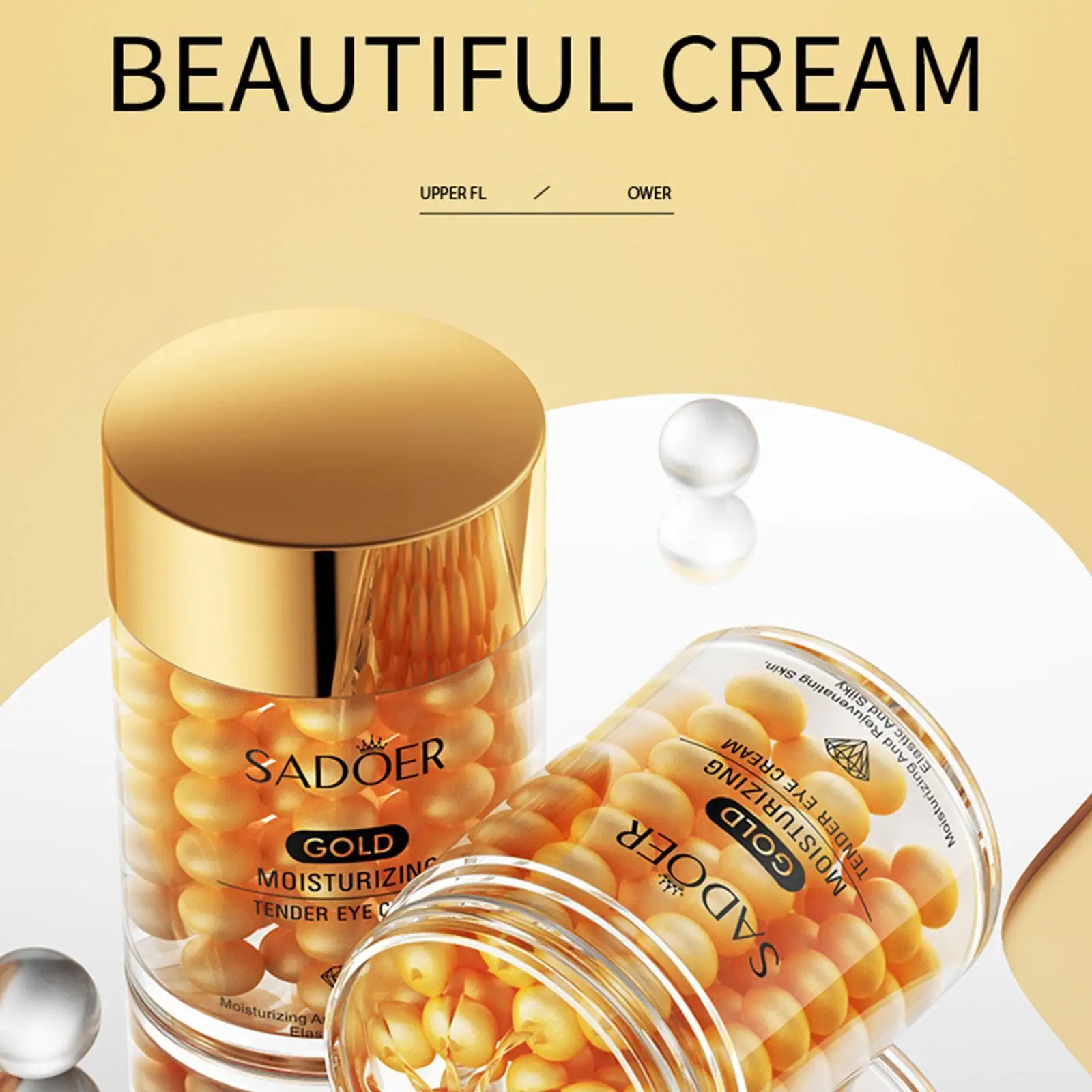 

Крем для области вокруг глаз, от Тёмных кругов и морщин, 24K