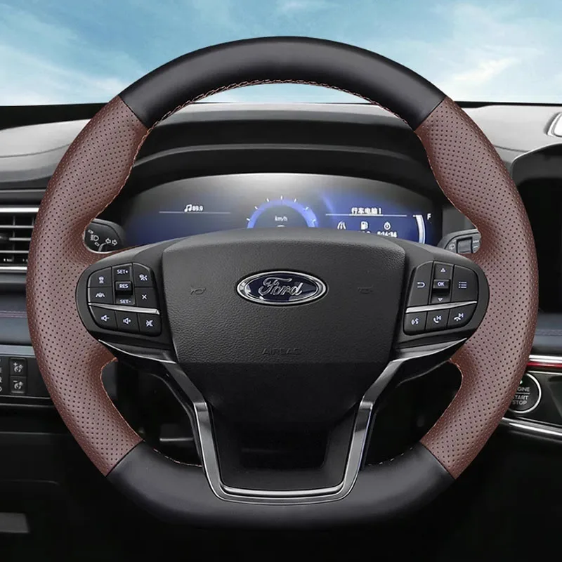 100% подходит для Ford Explorer ST-Line timседанов 2020-2024 прошитый вручную из натуральной кожи