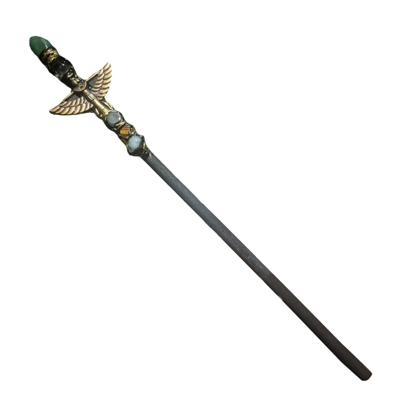 

Crystal Magic Wand Eagle Goddess Cosplay Props Witch for wizards Quartz Hand Sti