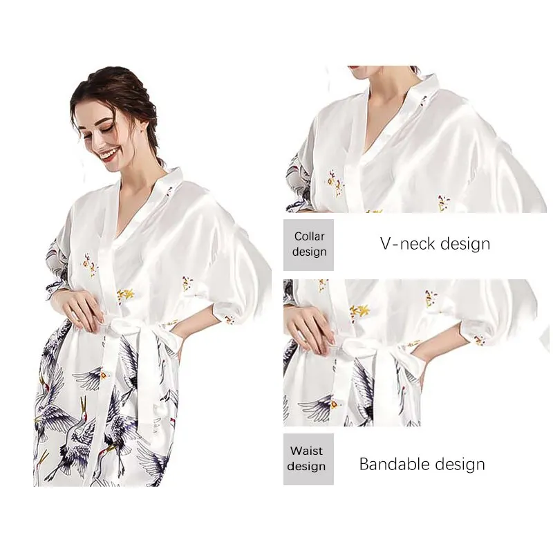 Женское Сексуальное Шелковое Атласное Короткое Свадебное Платье С Цветочным