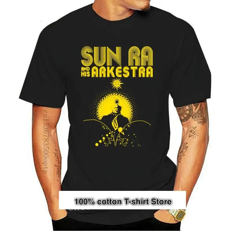 

Camiseta Sun Ra-Space Is The Place, camisa de Jazz burdeos, nueva