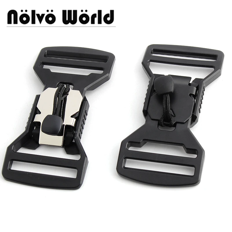 

High quality Metal Webbing Detach Buckle Release Curved Buckle for Paracord Bracelet Dog Cat Collar Buckles Diy Accessories