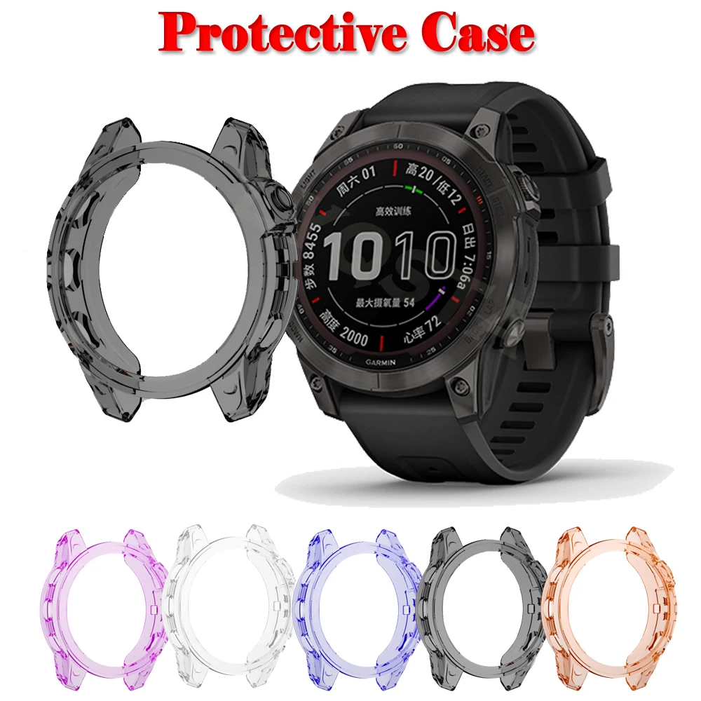 Защитный чехол для часов Garmin Fenix 7 7S 7X 5S 5 5X Plus 6S 6 6X Pro ударопрочный защитный бампер